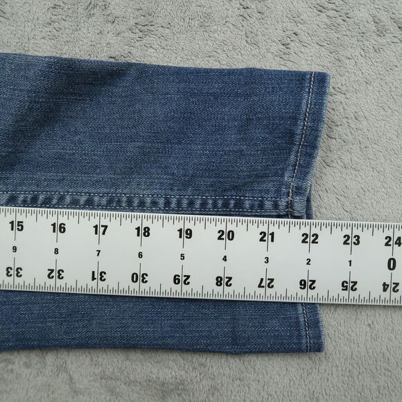 Old Navy Jeans Women's 6 Blue Low-Rise The Diva Capri Denim Pants 22" Inseam - Picture 3 of 14